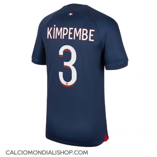 Maglie da calcio Paris Saint-Germain Presnel Kimpembe #3 Prima Maglia 2023-24 Manica Corta